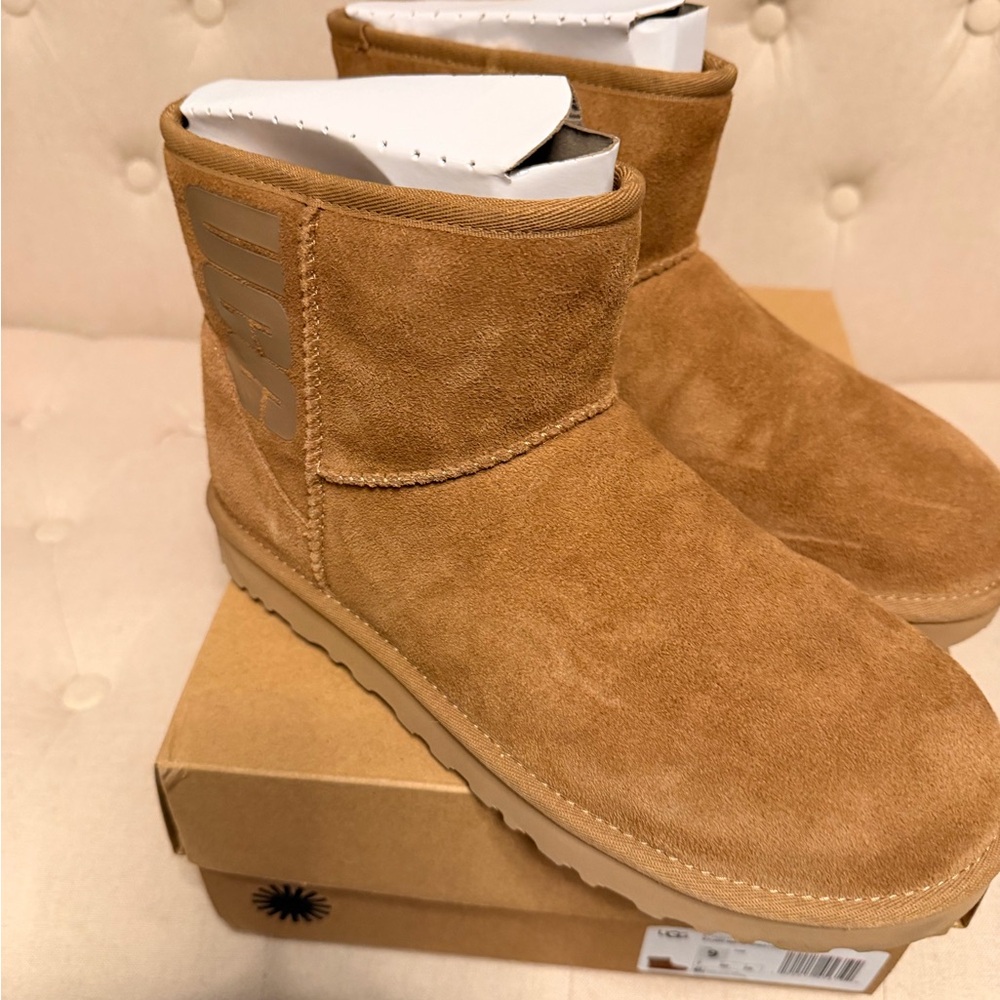 UGG Chestnut Suede Ankle Boots